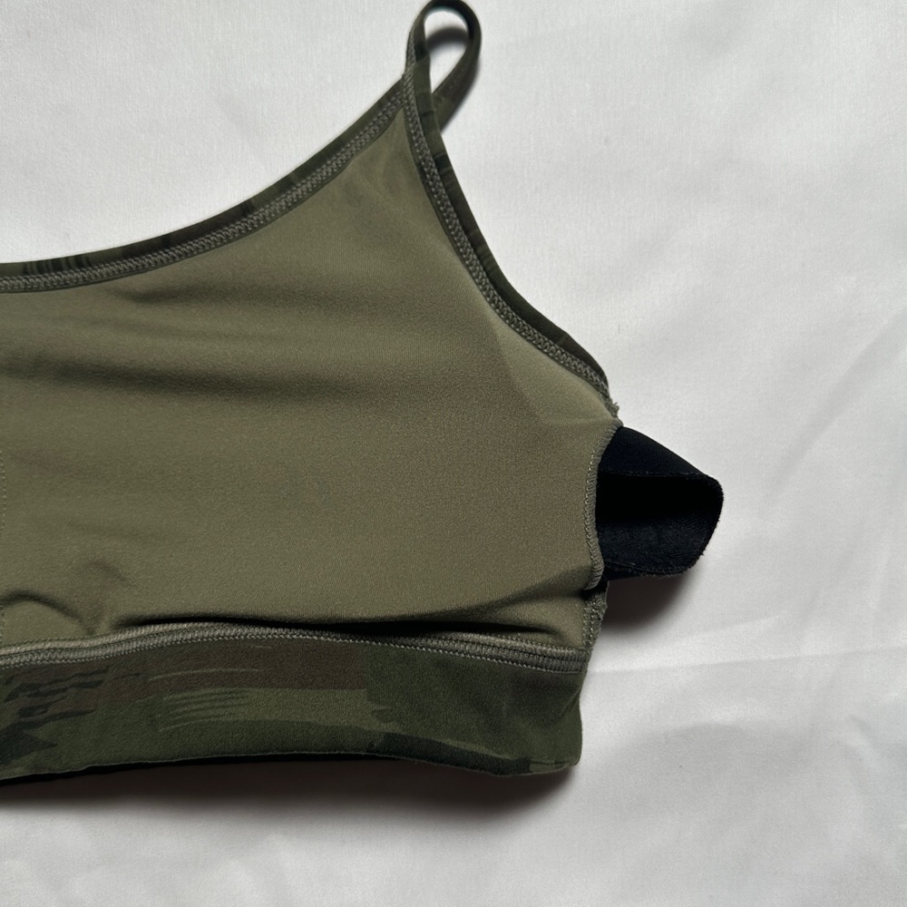 Alphalete Olive Camouflage Sports Bra - Picture 4 of 4